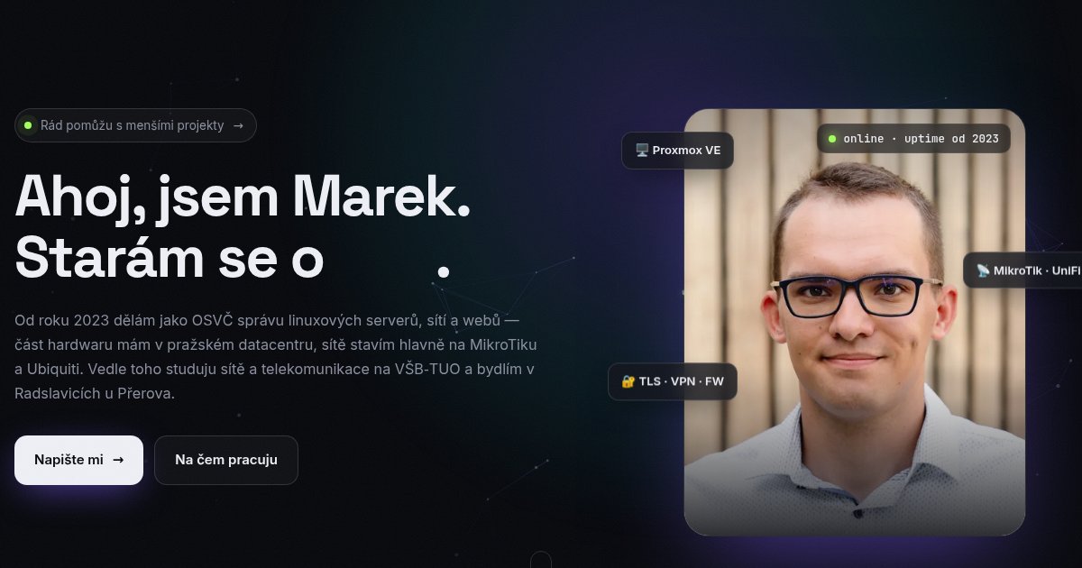 Preview image published by marekhradil.cz